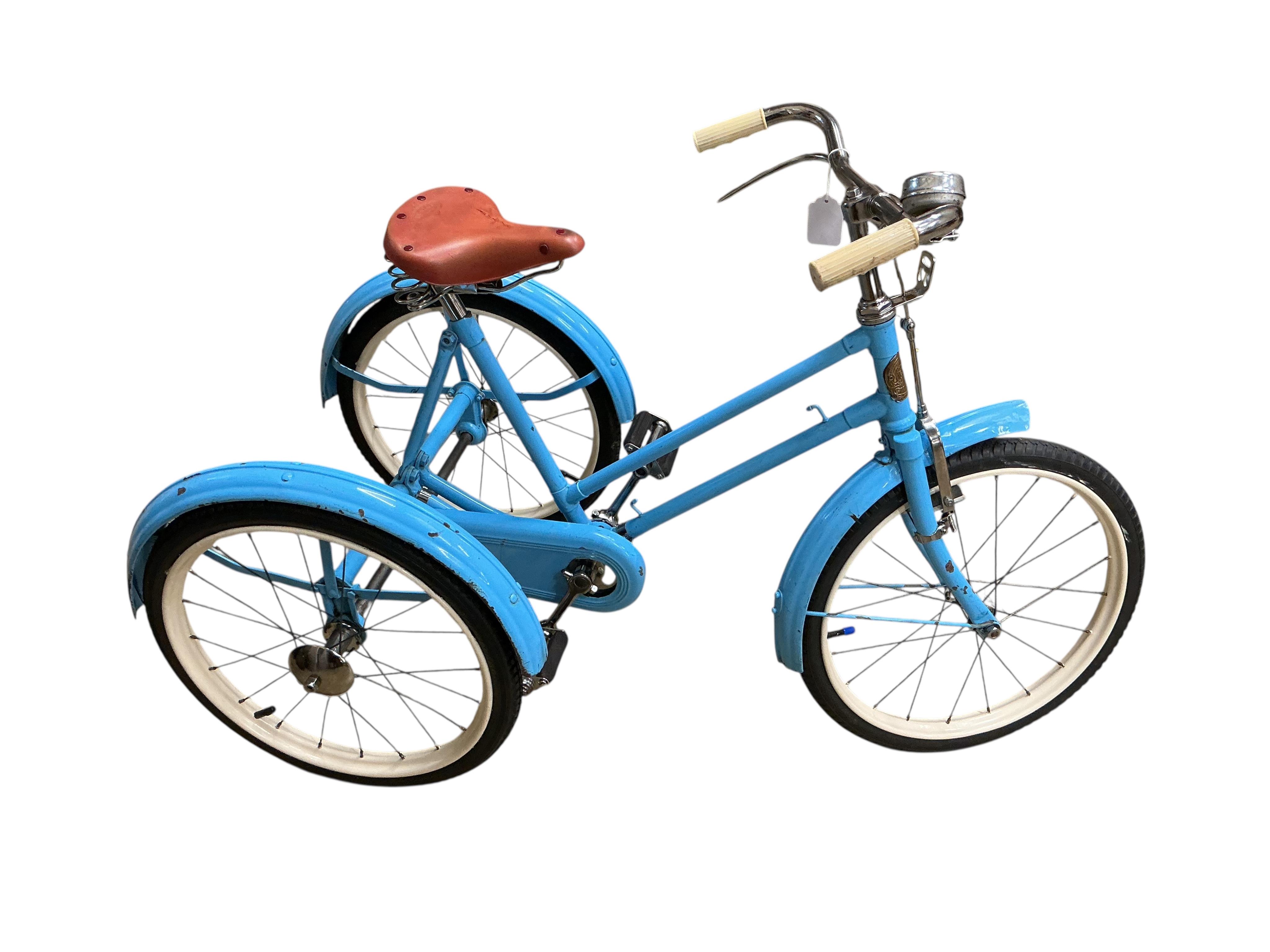 A vintage 1950's Phillips child's tricycle
